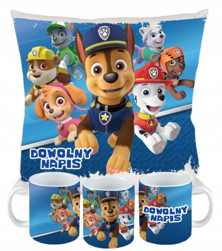 PAW PATROL SET JASTUKA I ŠALJICA PAW PATROL + PERSONALIZIRANI NADIMAK