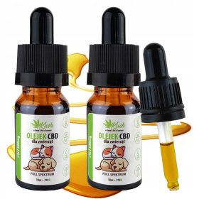   Konopljino ulje za kućne ljubimce s 5% CBD, RAW puni spektar - 2x10 ml