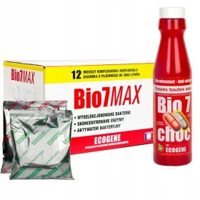  Bio7 Bakterije za postrojenja za pročišćavanje otpadnih voda MASTI + STARTER + LIPAZA DEGATIRANJE GODINA