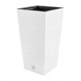    Prosperplast saksija 32 cm x 32 x 61 cm promjer 32 cm plastična bijela