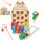 Drewna igra pecanja s magnetom MONTESSORI