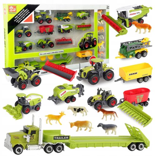 VELIKI SET POLJOPRIVREDNIH VOZILA TRAKTOR TRAKTOR