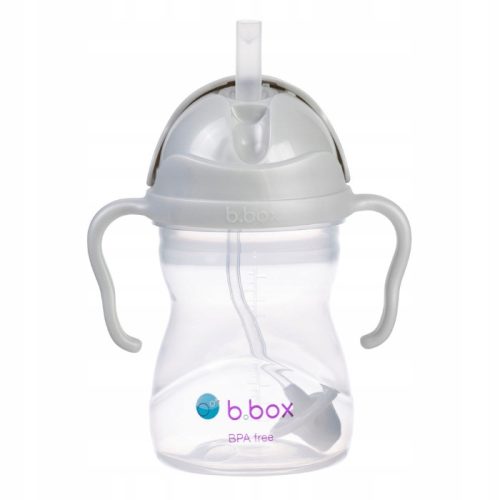  B.box boca sa slamkom, siva 240 ml