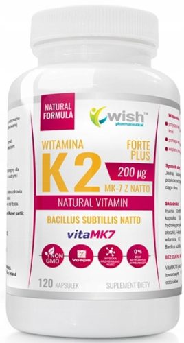 Vitamin K2 Forte Plus - 120 kapsula za vitalnost i zdravlje kostiju