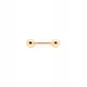 Zlatna naušnica s kuglicom 4 mm ANIAKRUK