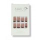 Umjetni nokti s uzorkom French nail tips P006-1
