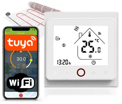 Pametni termostat - WiFi regulator temperature za električno grijanje TUYA 16A