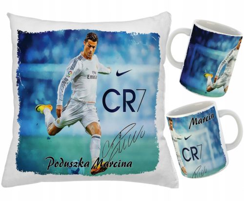  Šalica i jastuk za obožavatelja CRISTIANO RONALDO CR7