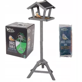 Stojeći krmilnik za ptice visine 105 cm + gratis hrana