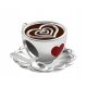 CHARMS PRIVJESAK ŠALICA ZA KAVU LOVE COFFEE HEART
