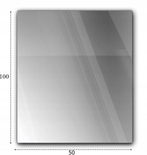 Staklo za kamin 6 mm grafit 100x80