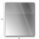 Staklo za kamin 6 mm grafit 100x80