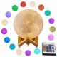 Moonlighter 3D noćna lampa s mjesečevim svjetlom RGB + daljinski upravljač