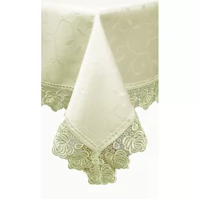 Otporni stolnjak od 120 cm x 260 cm s čipkom od gipura