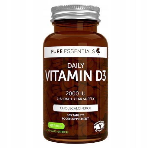 Vitamin D3 2000IU iz lanolina u tabletama za cijelu godinu - 365 tableta