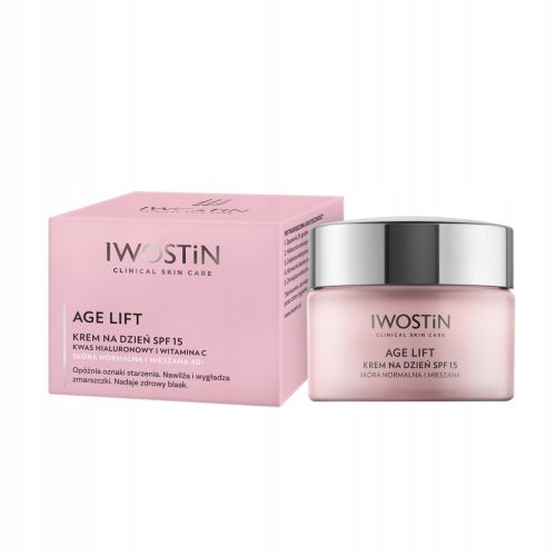 Krema protiv starenja IWOSTIN AGE LIFT za dan SPF 15, za normalnu i mješovitu kožu