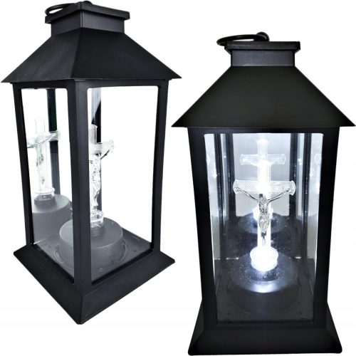 Velika LED lampa na baterije sa svijećom za grobove