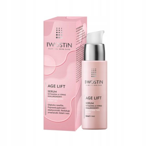 Iwostin Age Lift Serum s vitaminom A i hijaluronskom kiselinom za zrelu kožu 40+