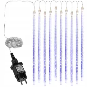   Svjetleća zavjesa sa snježnim efektom 480 LED meteora 50 cm