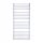 Kupaonski radijator s vješalicama EW 640x970mm BIANCO
