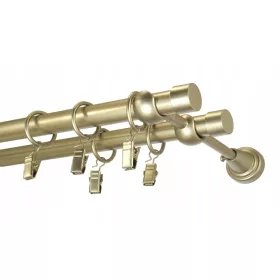 Metalni dvostruki karniš promjera 19 mm, dužine 430 cm