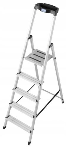 Aluminijska drabina Krause Monto Safety 1x5 sa samostojećim dizajnom