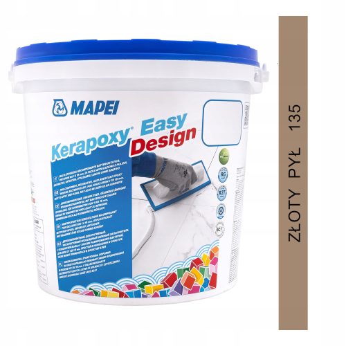 MAPEI KERAPOXY EASY DESIGN - epoksidna fug masa 3kg, boja 135 zlatna prašina