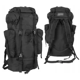   Vojaški ruksak Mil-Tec BW 65 l - Crni, idealan za outdoor i vojne aktivnosti