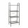 Regal MALMI industrijski metalni crni 60x35x135 cm | Homla BASIC linija