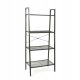 Regal MALMI industrijski metalni crni 60x35x135 cm | Homla BASIC linija