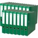 SEGREGATOR ZA UREDE A4 50mm S POLUGOM, ZELENI x 15