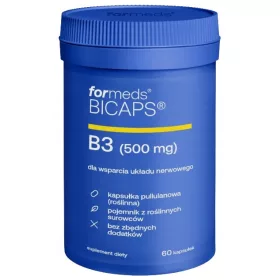   ForMeds BICAPS B3 - Dodatak prehrani s niacinom, 60 kapsula za umor i energiju