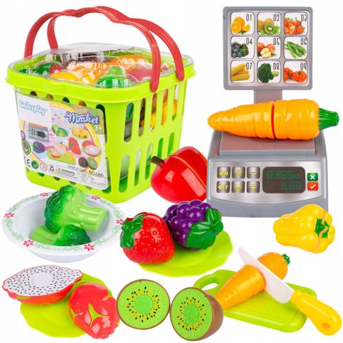 Kinderplay KP6853 Dječja košara s voćem i povrćem