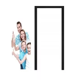   Kompletan okvir fiksnih prozorskih vrata 90 - 90 mm bijeli, tamno drvo, svijetlo drvo, siva