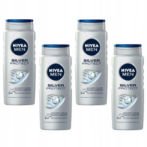 NIVEA Men Silver Protect 4x Gel za tuširanje 500 ml