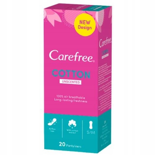 Carefree Pamučni ulošci 1 pakiranje - 20 kom