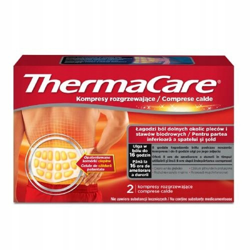 ThermaCare Kompresi za zagrijavanje leđa, 2 komada