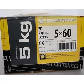 WKRĆCIESIELSKI ZA DRVO 5x60 STOŽKOWE 5kg