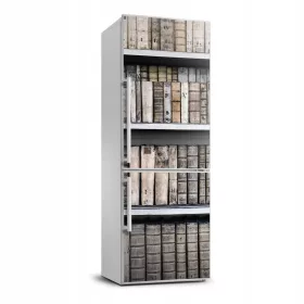   Najkvalitetnija naljepnica za hladnjak s fototapetom Polica za knjige