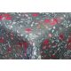 Obrus cvjetnog motiva na sivoj podlozi 130 cm x 210 cm