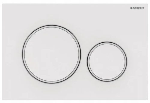 Geberit Sigma20 bijela tipka za ispiranje WC školjke