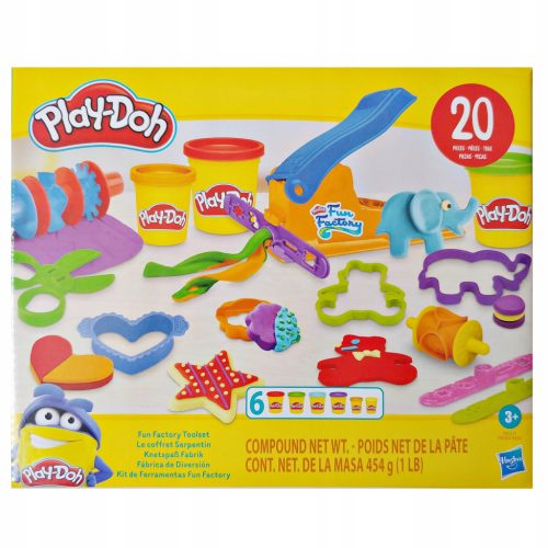 PLAYDOH Kreativni Set za Modeliranje i Oblikovanje | Ovaj zabavni set sadrži 6 raznobojnih pakiranja PLAY DOH tijesta za modeliranje u različitim bojama. Uz set dolaze različiti kreativni dodaci poput