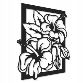 AŽUR SLIKA SA CVIJEĆEM ZA 3D DEKORACIJU ZIDA
