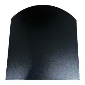 Tepsija za štednjak 80 x 90 cm - crna - polukružna