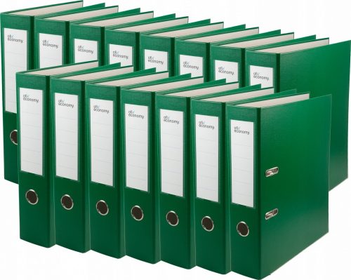 SEGREGATOR A4 75 MM Z OKUCIEM ŠIROKI ZELENI x 15