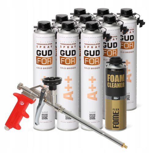 9× GUDFOR montažna pjena 850 ml + 2 ostala proizvoda