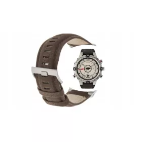 Smeđi kožni remen za sat Timex T2N721