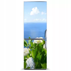 Magnet Fridge tapeta Hortenzija more 60x180