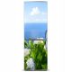 Magnet Fridge tapeta Hortenzija more 60x180