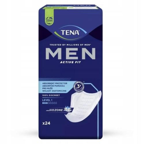 TENA MUŠKARCI Anatomska uloška Razina 1 SVJETLO 24 kom